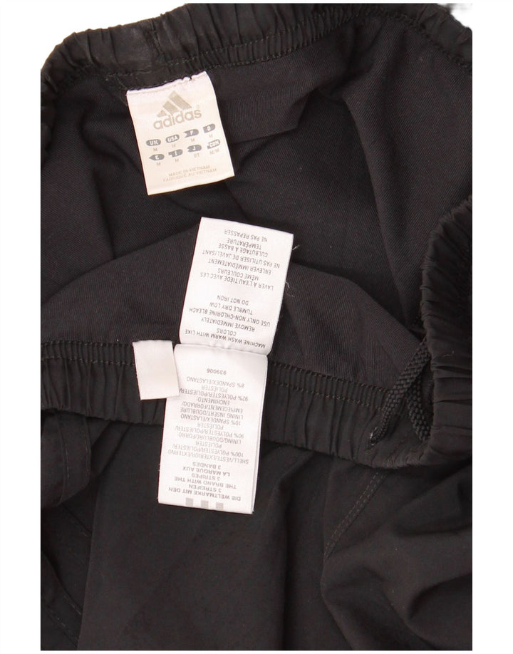 Adidas Damen Sportshorts UK 12 Medium Schwarz Polyester
