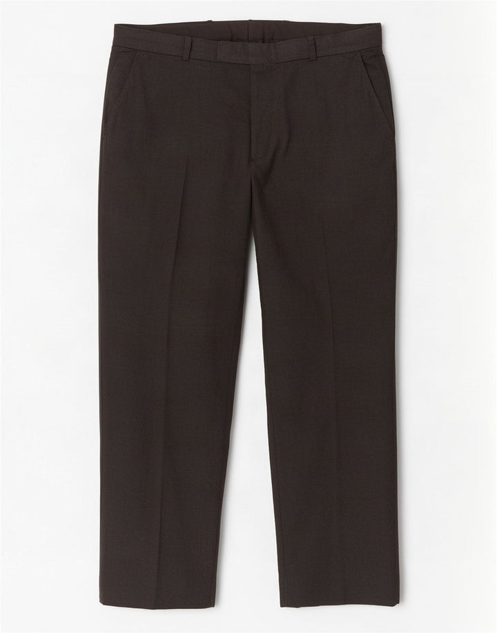 Marks & Spencer Maßgeschneiderte, gerade Anzughose für Herren, W38, L31, Grau, Polyester