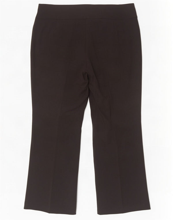 Marks & Spencer Damen-Freizeithose mit weitem Bein, UK 18, XL, W38, L28, Schwarz