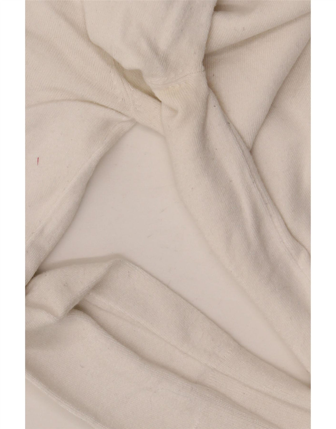 Zara Damen-Pullover mit Rundhalsausschnitt, UK 14, Größe L, weiße Viskose