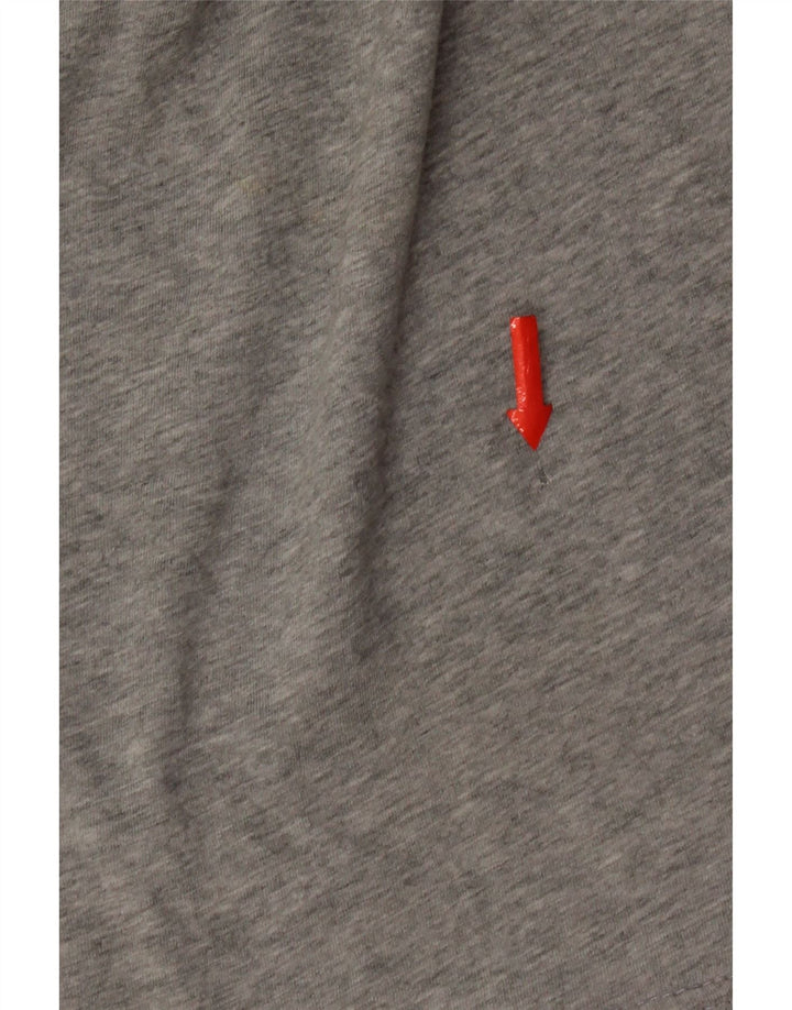 Quiksilver Herren-T-Shirt mit normaler Passform, mittelgrauer Baumwolle