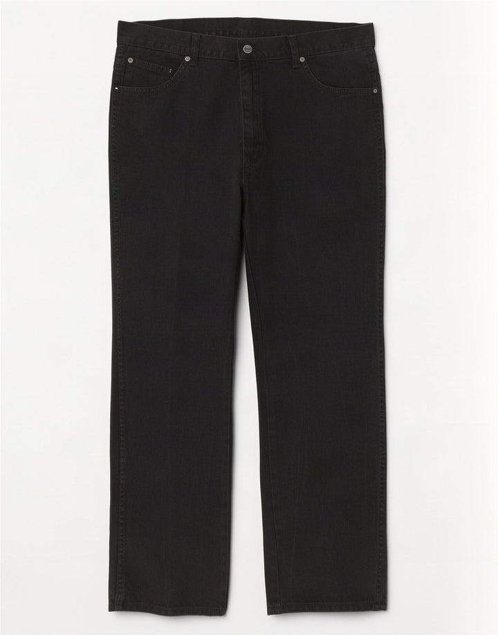 Wrangler Herren-Jeans mit normaler Passform, gerade Passform, W40, L32, schwarze Baumwolle