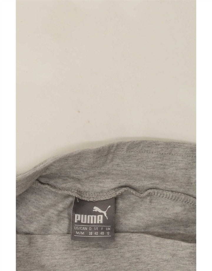 Puma Damen Graphic Leggings UK 12 Mittelgrau