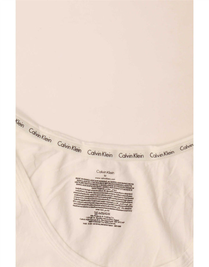 Calvin Klein Herren-Trägershirt aus mittelweißer Baumwolle
