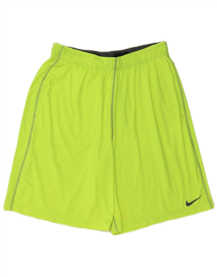 Nike Herren Dri Fit Sportshorts, groß, grünes Polyester