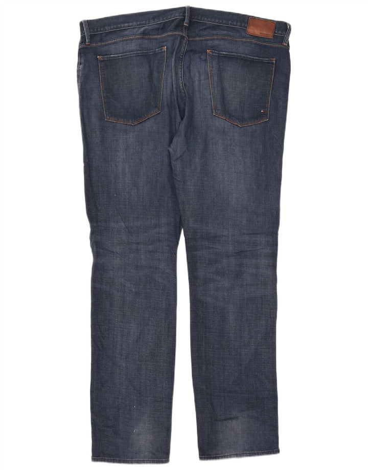 Tommy Hilfiger Herren Bleecker Slim Jeans W40 L34 Blaue Baumwolle