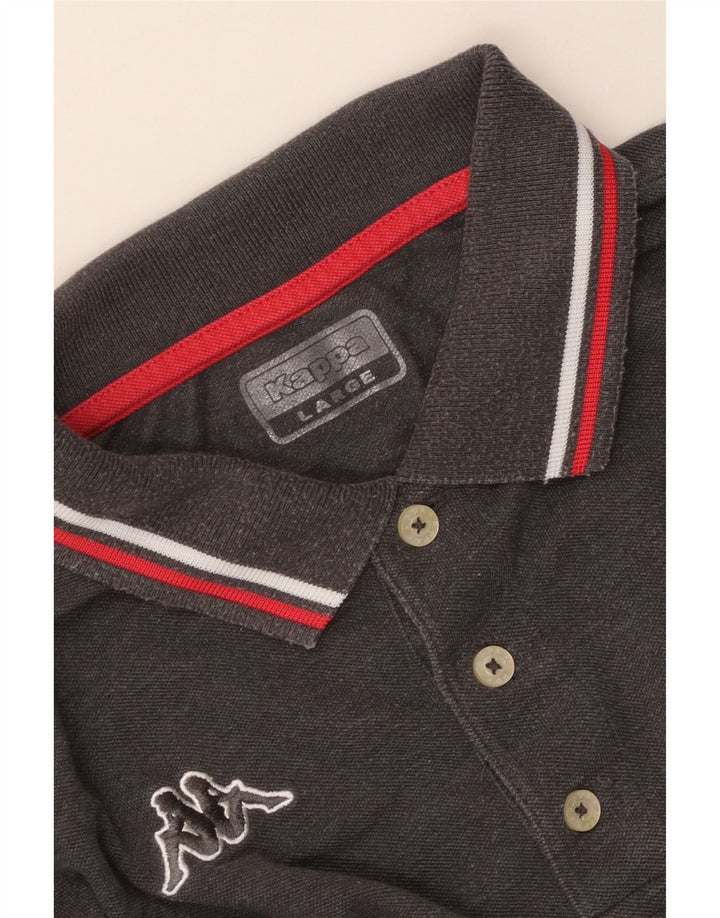 KAPPA Herren Poloshirt Large Grau