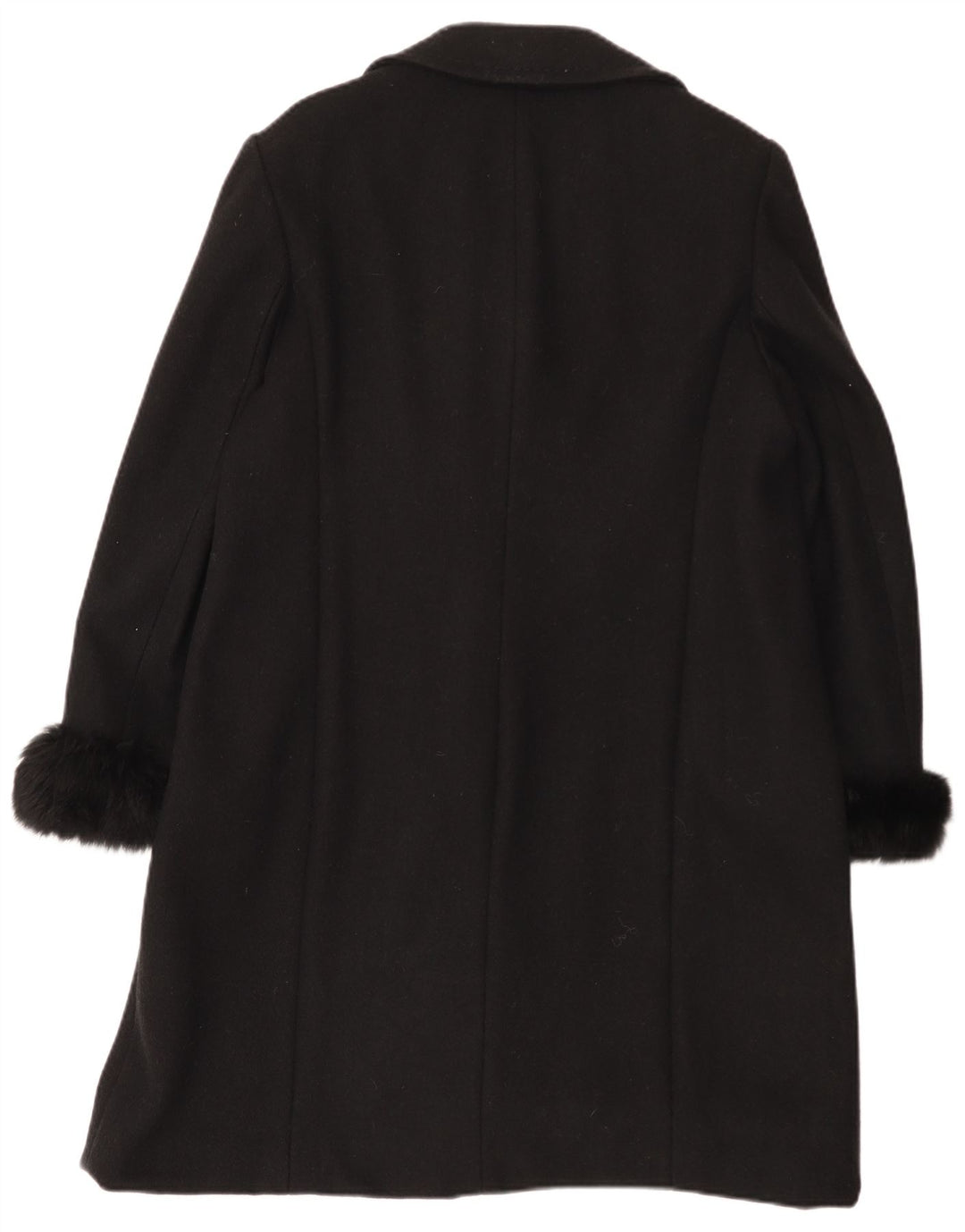 Giole Damen Zweireihiger Mantel UK 14 Medium Schwarz