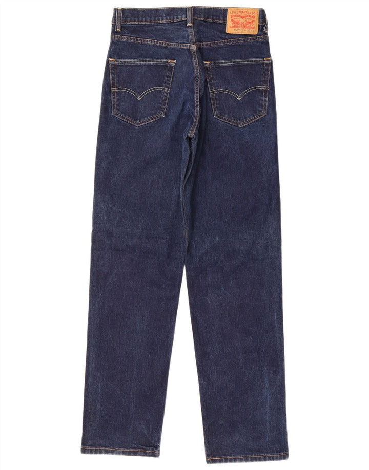 Levi's Herren 550 Straight Jeans W32 L34 Marineblaue Baumwolle