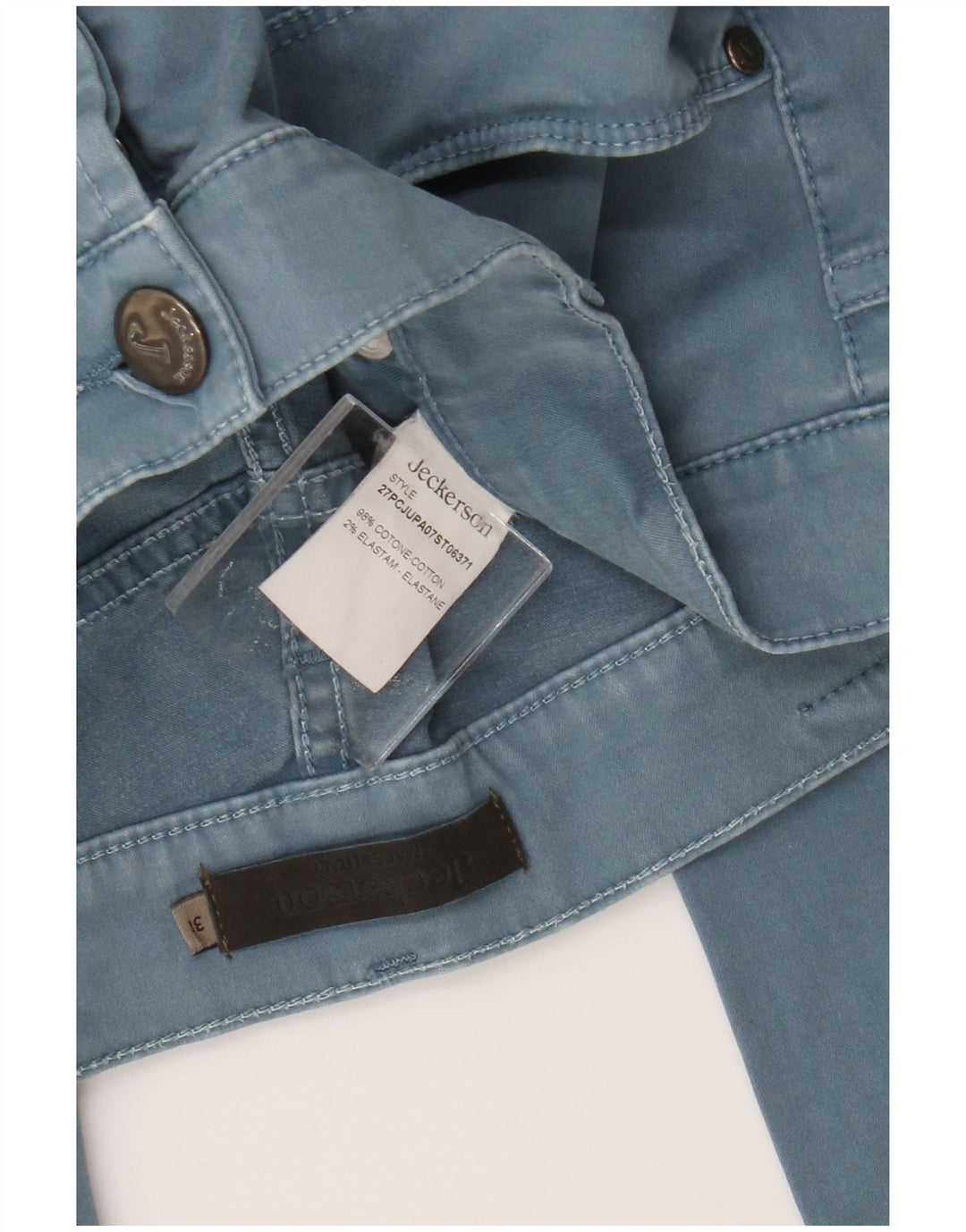 Jeckerson Damen Slim Freizeithose W31 L29 Blaue Baumwolle