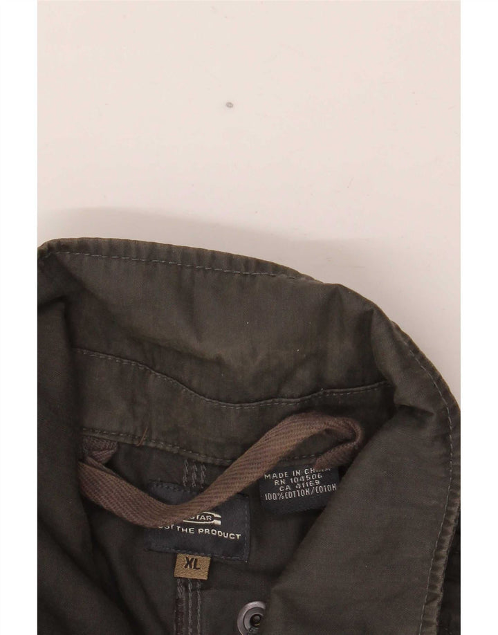 G-Star Herren Utility Jacke UK 42 XL Khaki Baumwolle