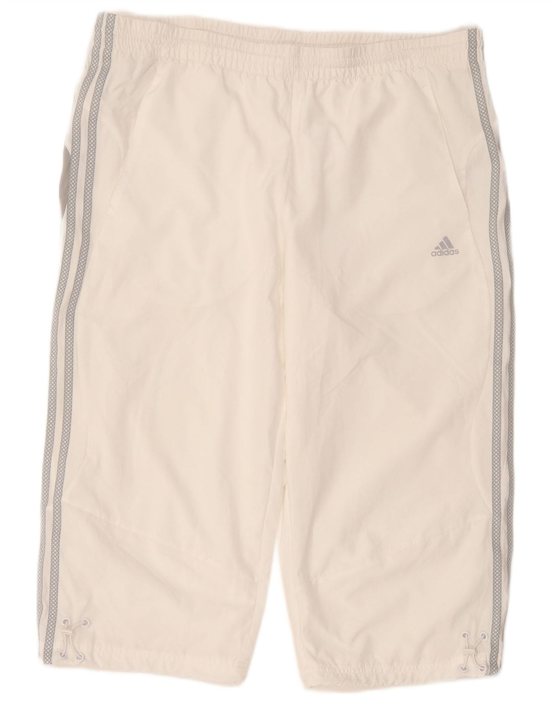 Adidas Herren Climalite Sport Shorts Großes weißes Polyester