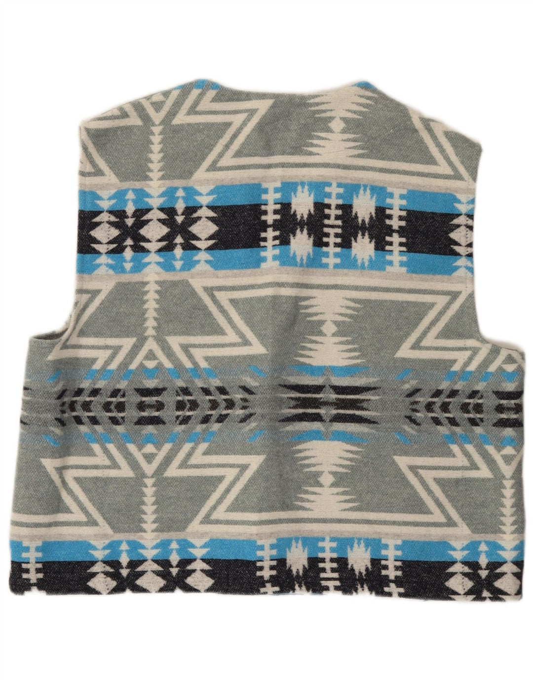 Vintage Herren Weste XL Grau Fair Isle