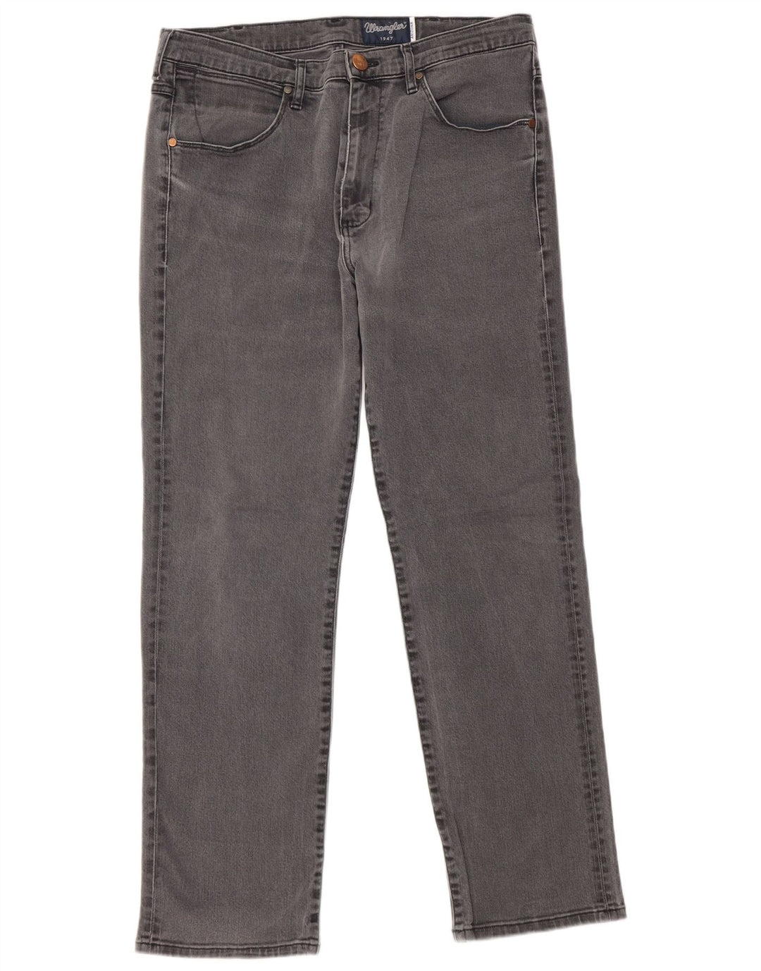 Wrangler Herren Arizona Straight Jeans W34 L30 Grau