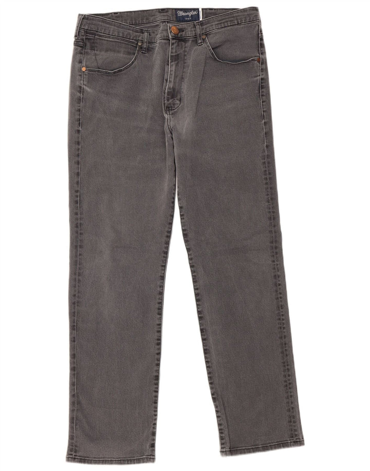 Wrangler Herren Arizona Straight Jeans W34 L30 Grau