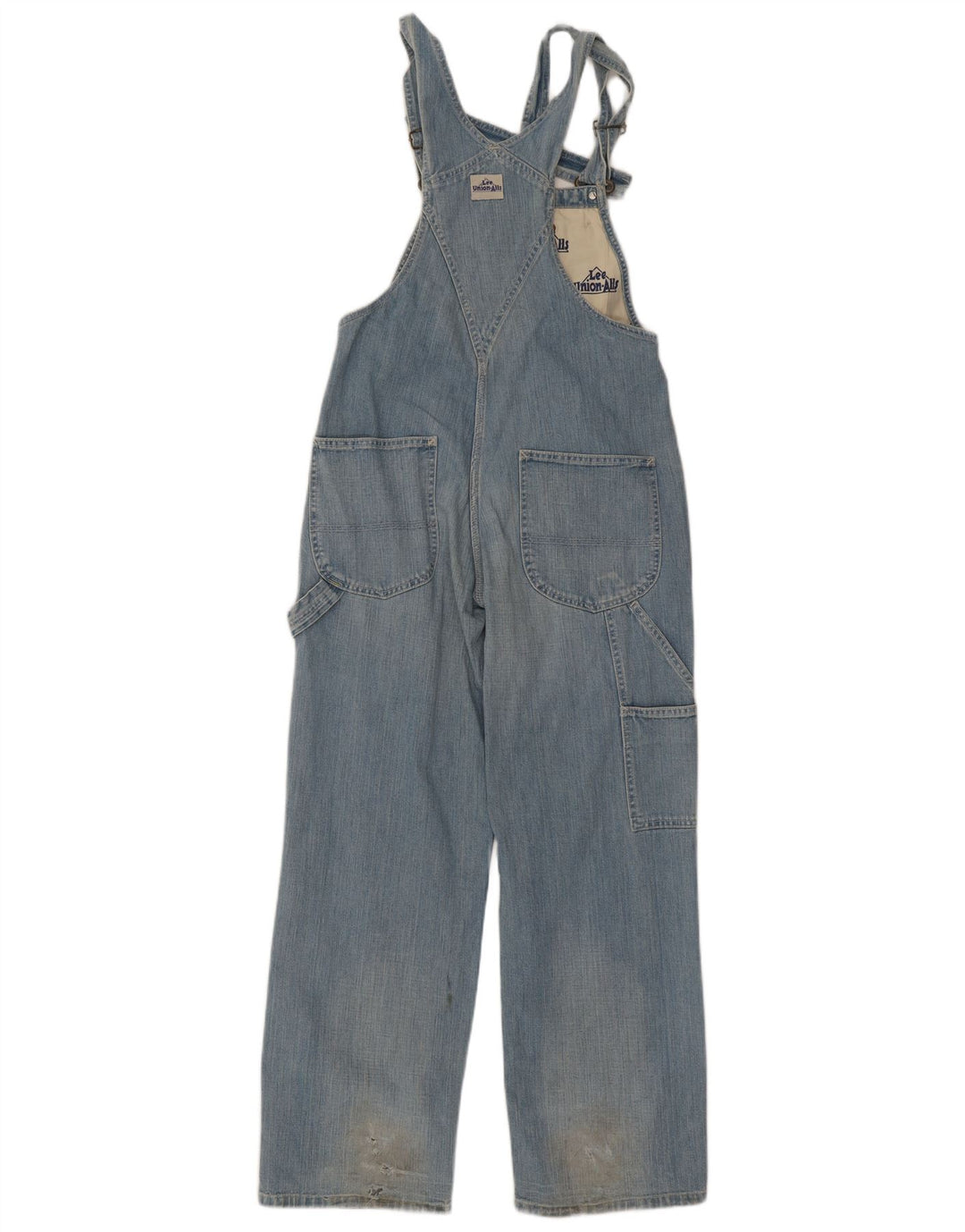Lee Herren-Latzhose, Jeans, Größe S, W32, L30, Blau, Baumwolle