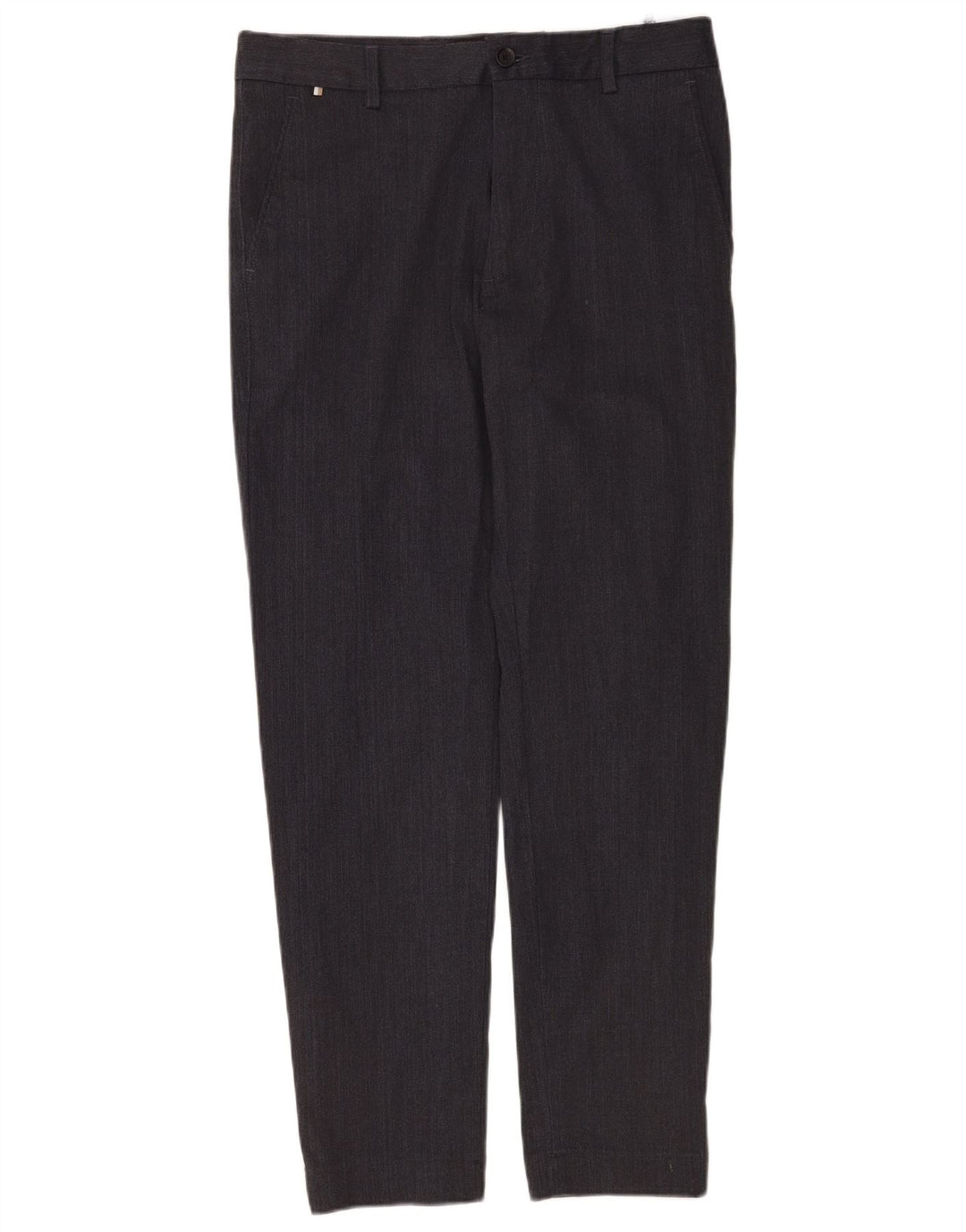 Hugo Boss Herren Kane Regular Fit Chinohose W30 L32 Grau Polyester