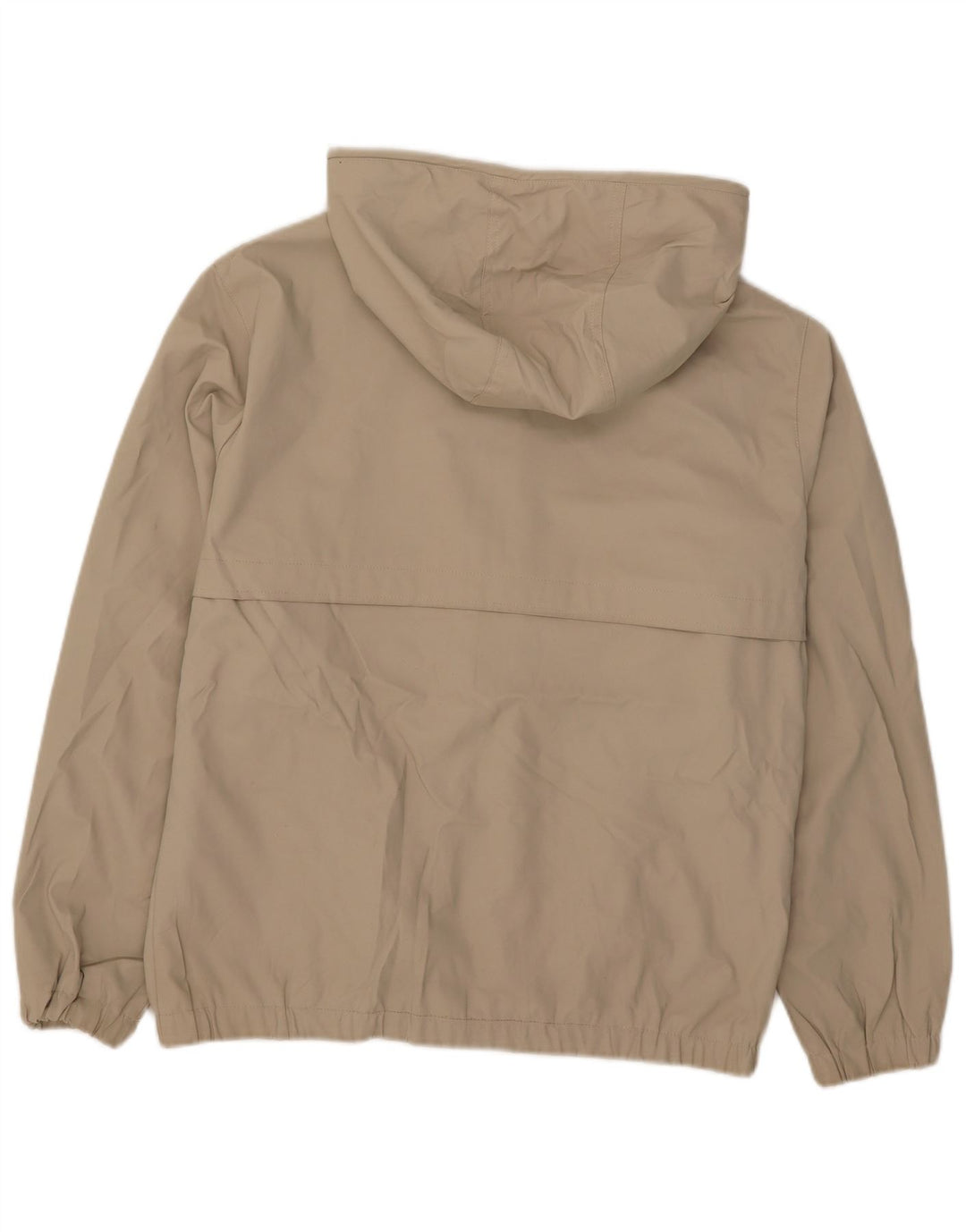 Zara Herren Bomberjacke mit Kapuze UK 38 Medium Beige Polyethylen
