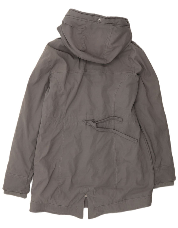 Hollister Damen-Sherpa-Parka mit Kapuze, UK 14, Mittelgrau, Polyester