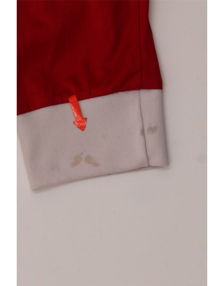 Adidas Herren Climalite Top Langarm 2XL Rot Polyester