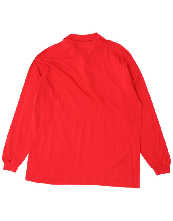 Il Granchio Herren Langarm-Poloshirt 2XL Rot