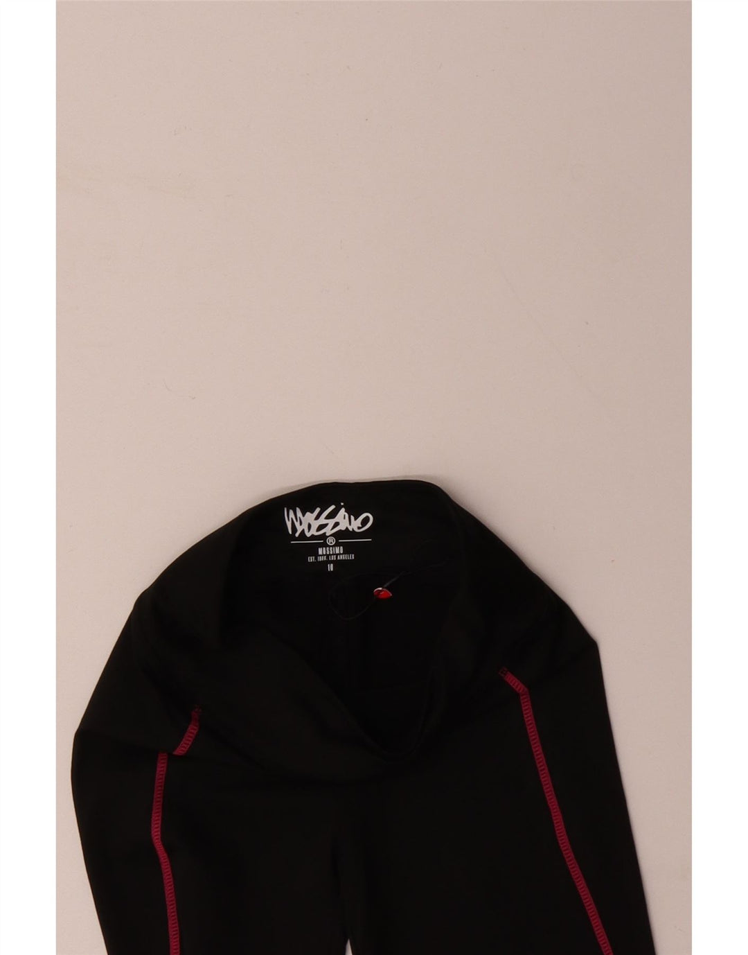 MOSSIMO Mädchen-Leggings mit Grafik, 9–10 Jahre, Schwarz