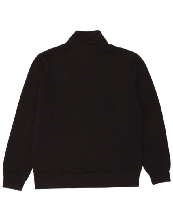 Champion Jungen-Sweatshirt mit Reißverschluss am Hals, 15–16 Jahre, 2XL, schwarze Baumwolle