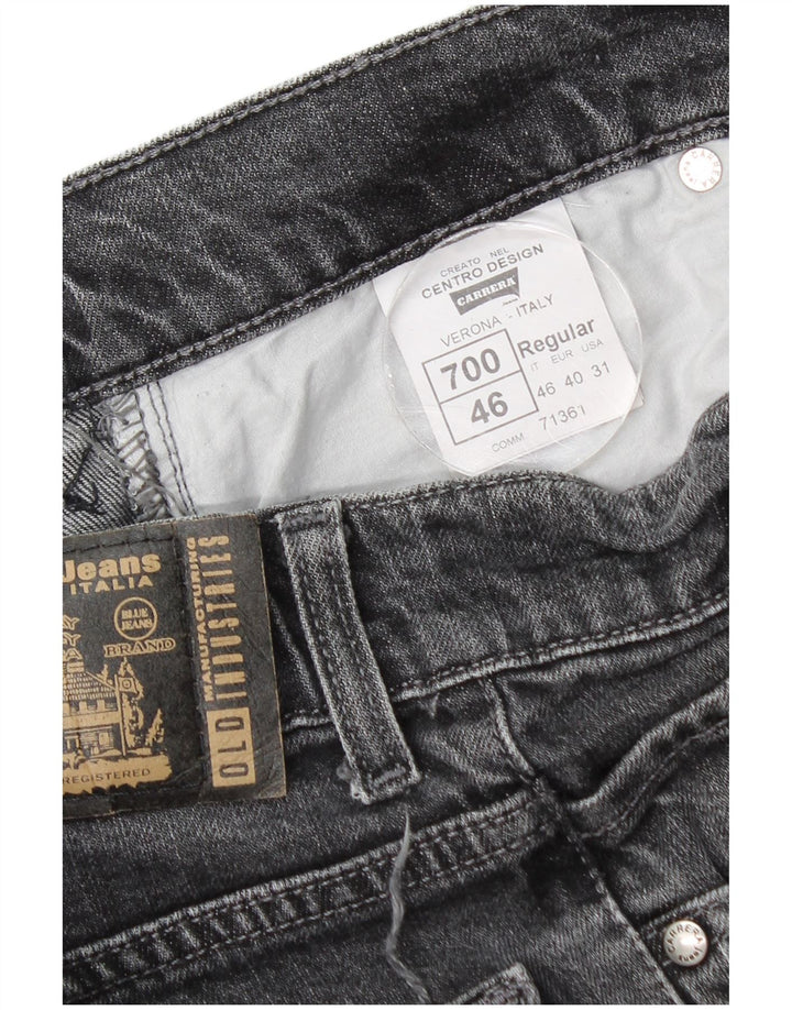 Carrera Herren 700 Regular Slim Jeans IT 46 Small W31 L30 Graue Baumwolle