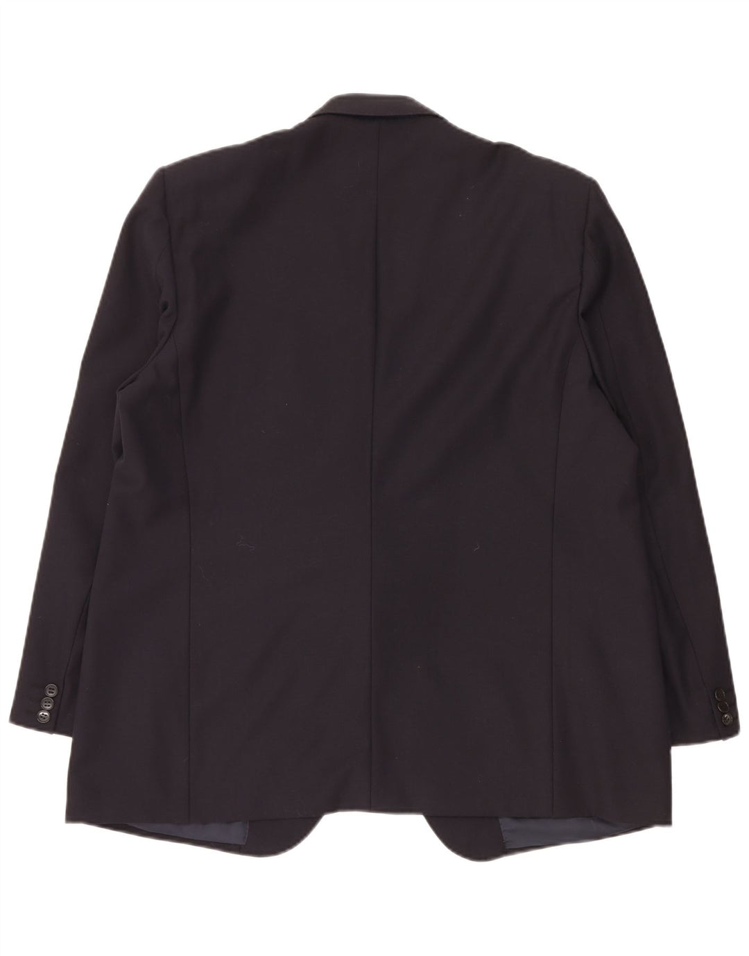 Canali Herren 2-Knopf-Blazerjacke IT 58 4XL Marineblaue Schurwolle