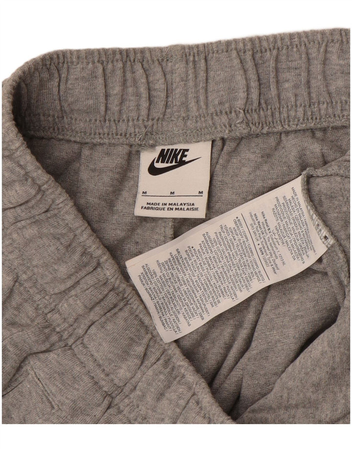 Nike Herren-Sportshorts aus mittelgrau gefleckter Baumwolle