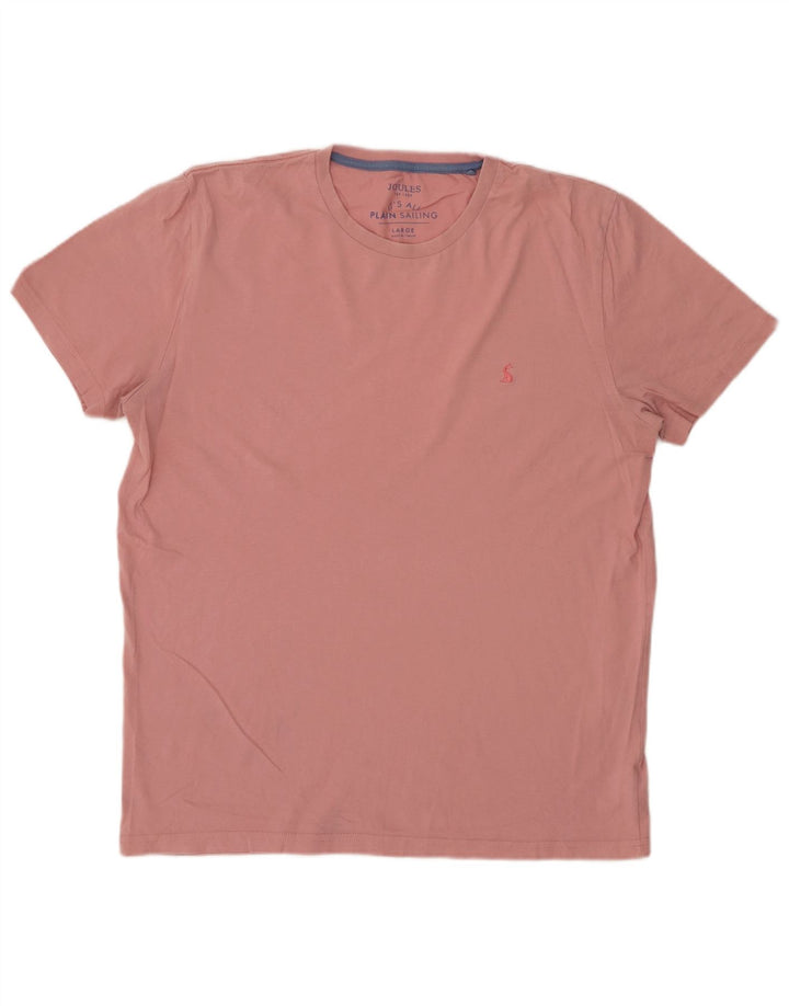 JOULES Herren T-Shirt Top Large Rosa Baumwolle
