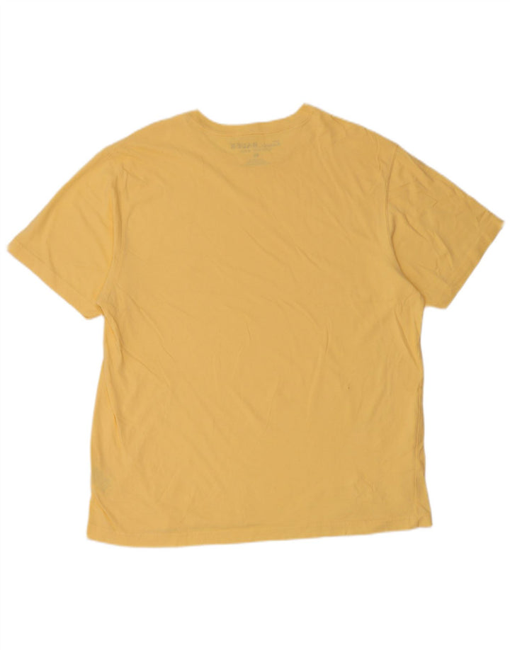 Eddie Bauer Herren T-Shirt Top mittelgelbe Baumwolle