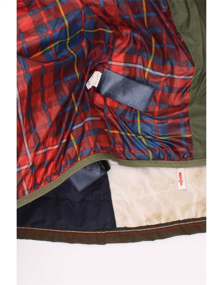 Tommy Hilfiger Jungen-Parka mit Kapuze, 5–6 Jahre, Khaki, Polyester