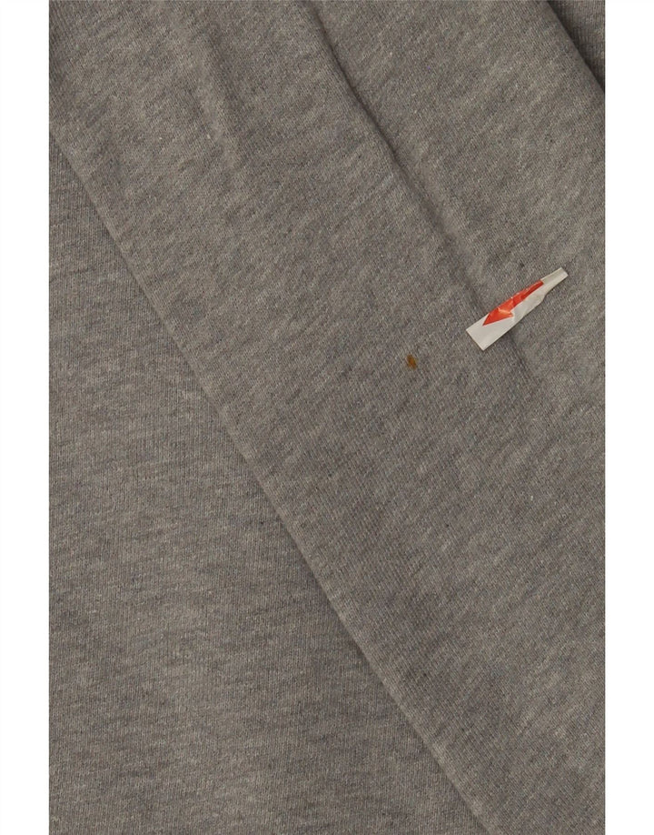 Adidas Herren-Sweatshirt-Pullover, große, grau gefleckte Baumwolle