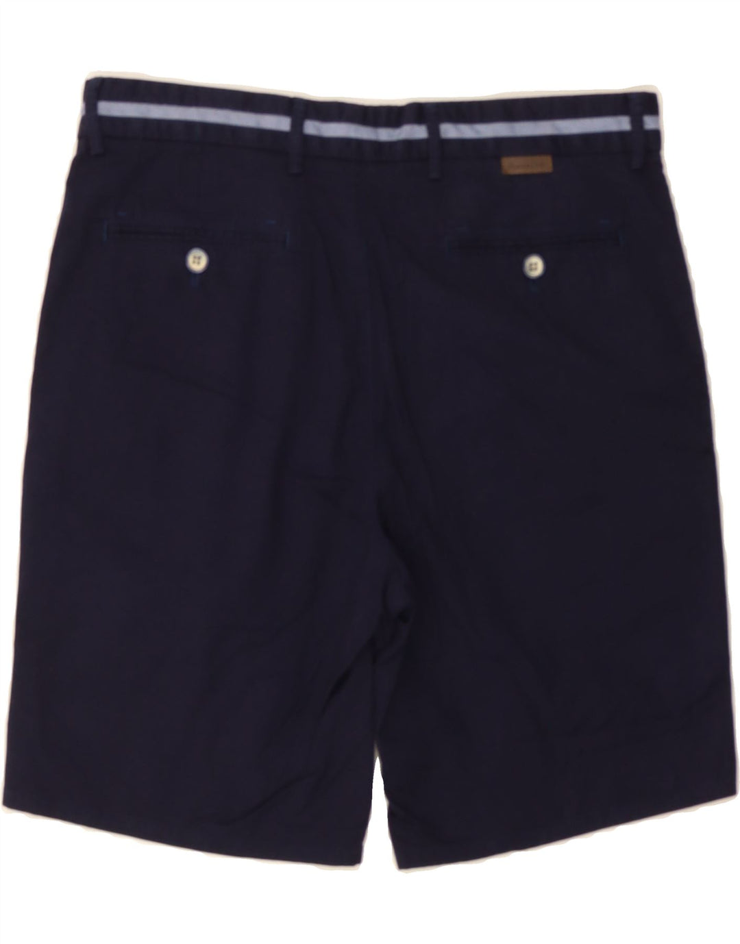 MASSIMO DUTTI Mens Chino Shorts EU 38 Small W30  Navy Blue Cotton Vintage Massimo Dutti and Second-Hand Massimo Dutti from Messina Hembry 