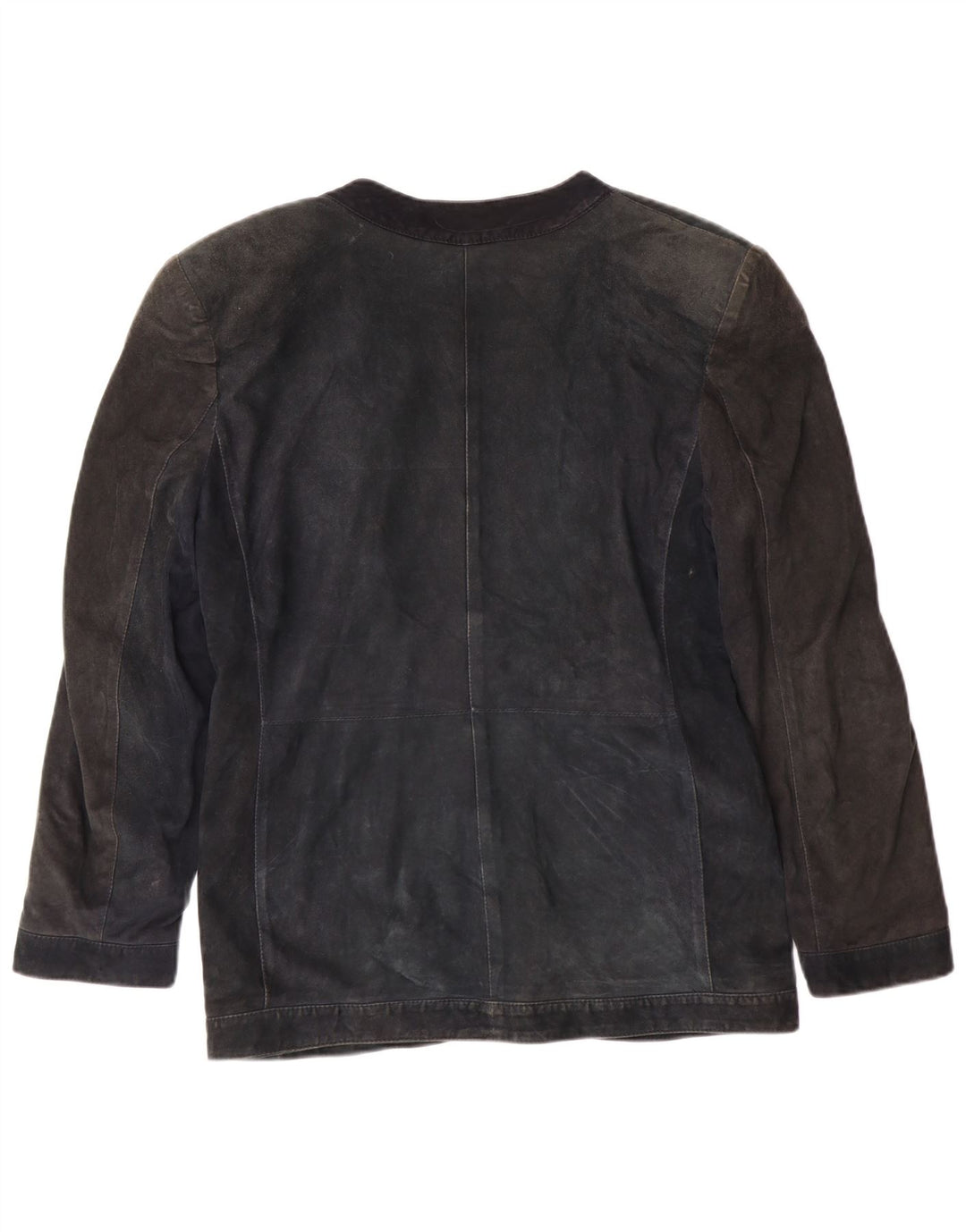 Nazareno Gabrielli Damen Wildlederjacke IT 44 Medium Navy Blue