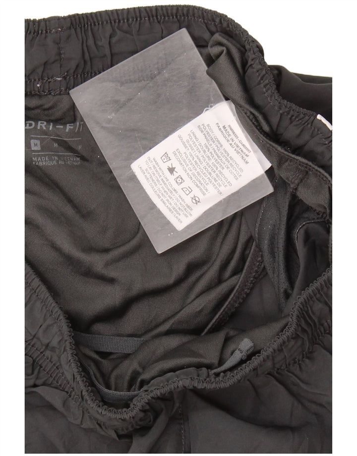 NIKE Damen Dri Fit Sport Shorts UK 12 Mittelgraues Polyester