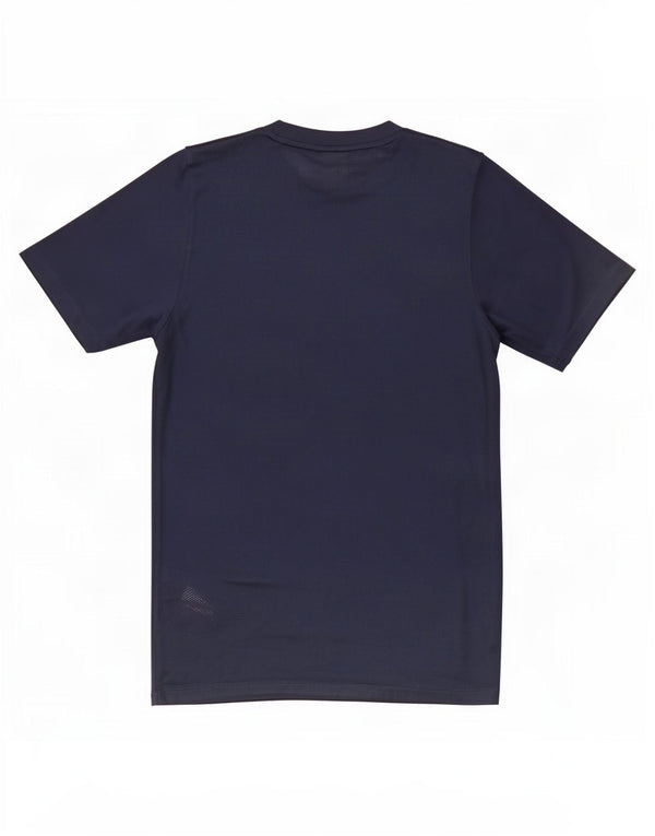 Nike Herren Dri Fit T-Shirt Top Small Marineblau Colourblock Polyester