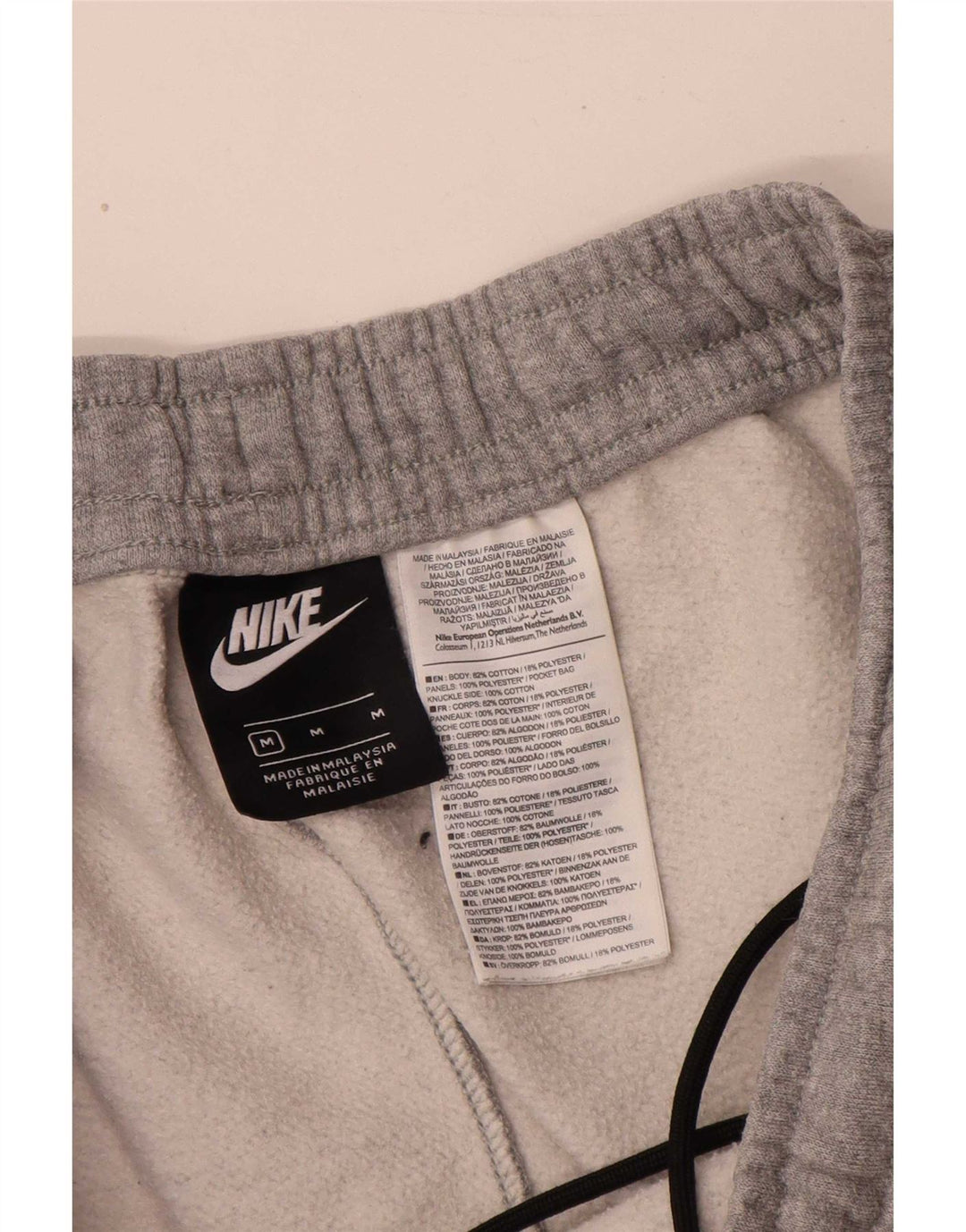 Nike Herren-Trainingshose, Jogginghose, mittelgraue Baumwolle