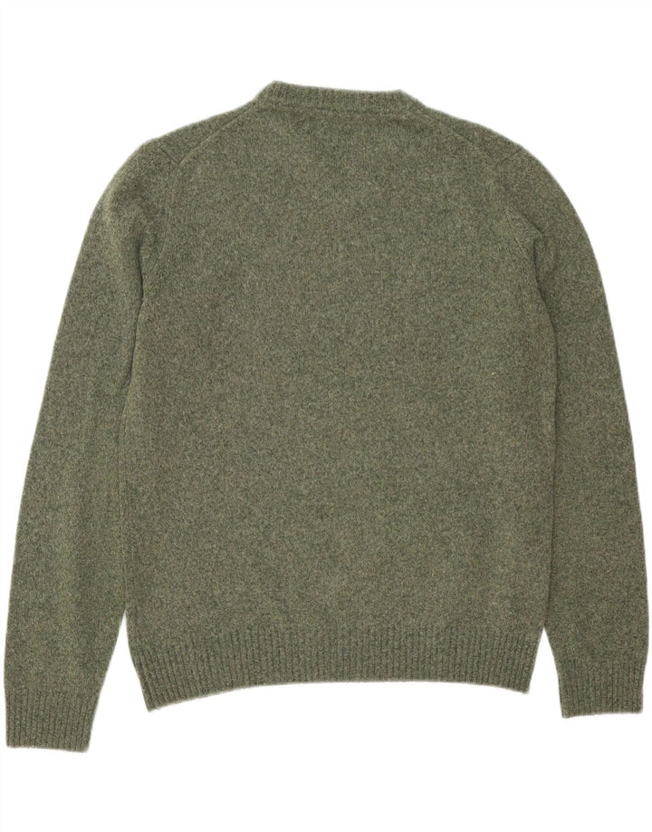 MARLBORO CLASSICS Herren Pullover mit V-Ausschnitt Mittelgrün