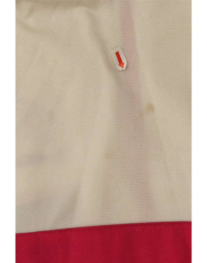 Lotto Herren-Trainingsanzugoberteil mit Grafik, Mittelrosa, Farbblock-Polyester