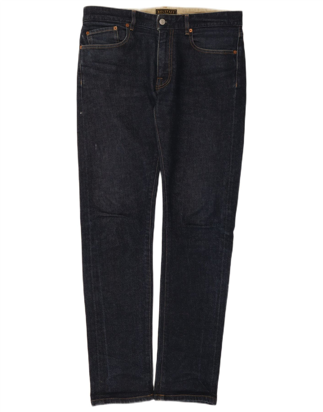 Belstaff Herren Slim Jeans W31 L32 Marineblaue Baumwolle