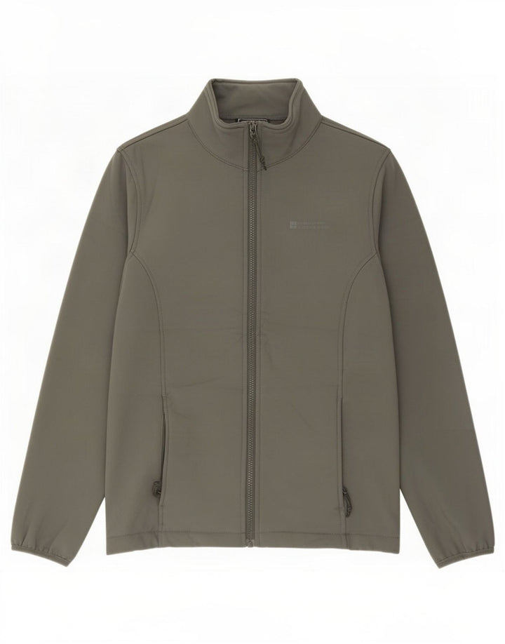 Mountain Warehouse Damen-Trainingsanzugoberteil, UK-Größe 12, mittelgraues Polyester