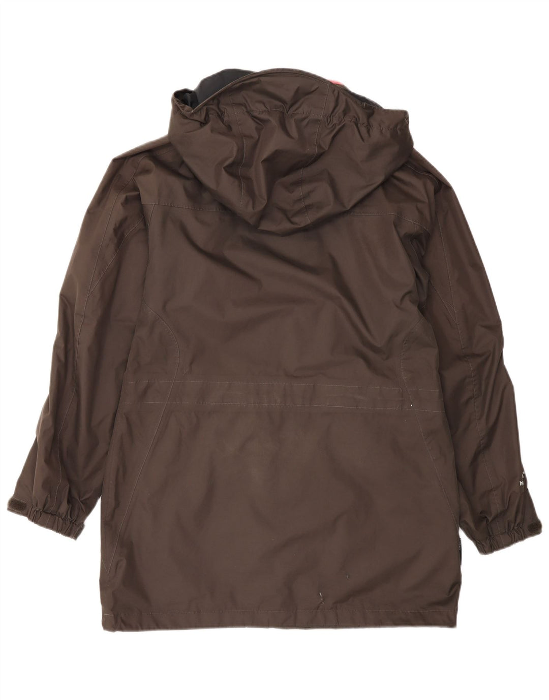 Sprayway Damen-Regenjacke mit Kapuze, übergroß, Gr. 8, Braun, Polyester