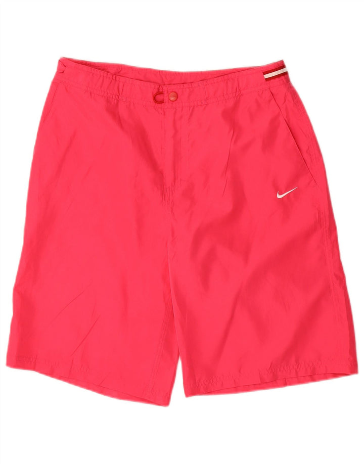 NIKE Womens Chino Shorts Medium W30  Pink Polyester