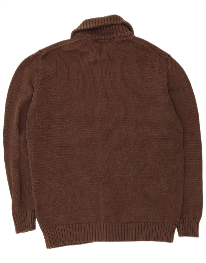 Zara Herren Strickjacke XL Braun Baumwolle