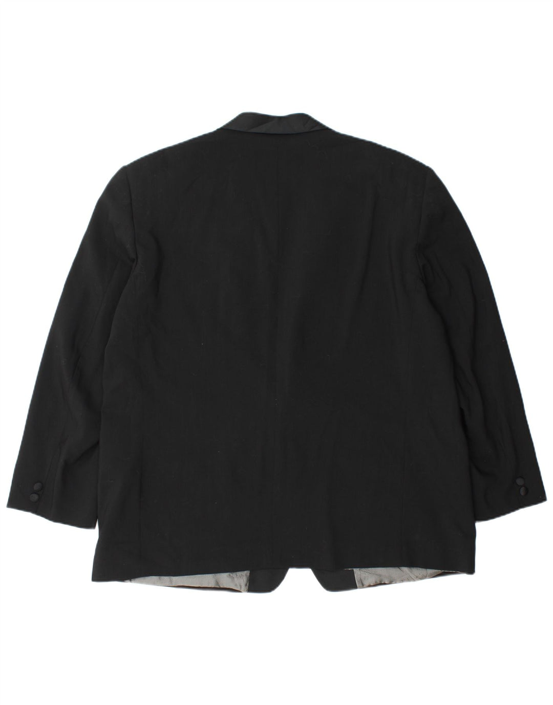 Lebole Herren 1-Knopf-Blazerjacke UK 42 XL Schwarz