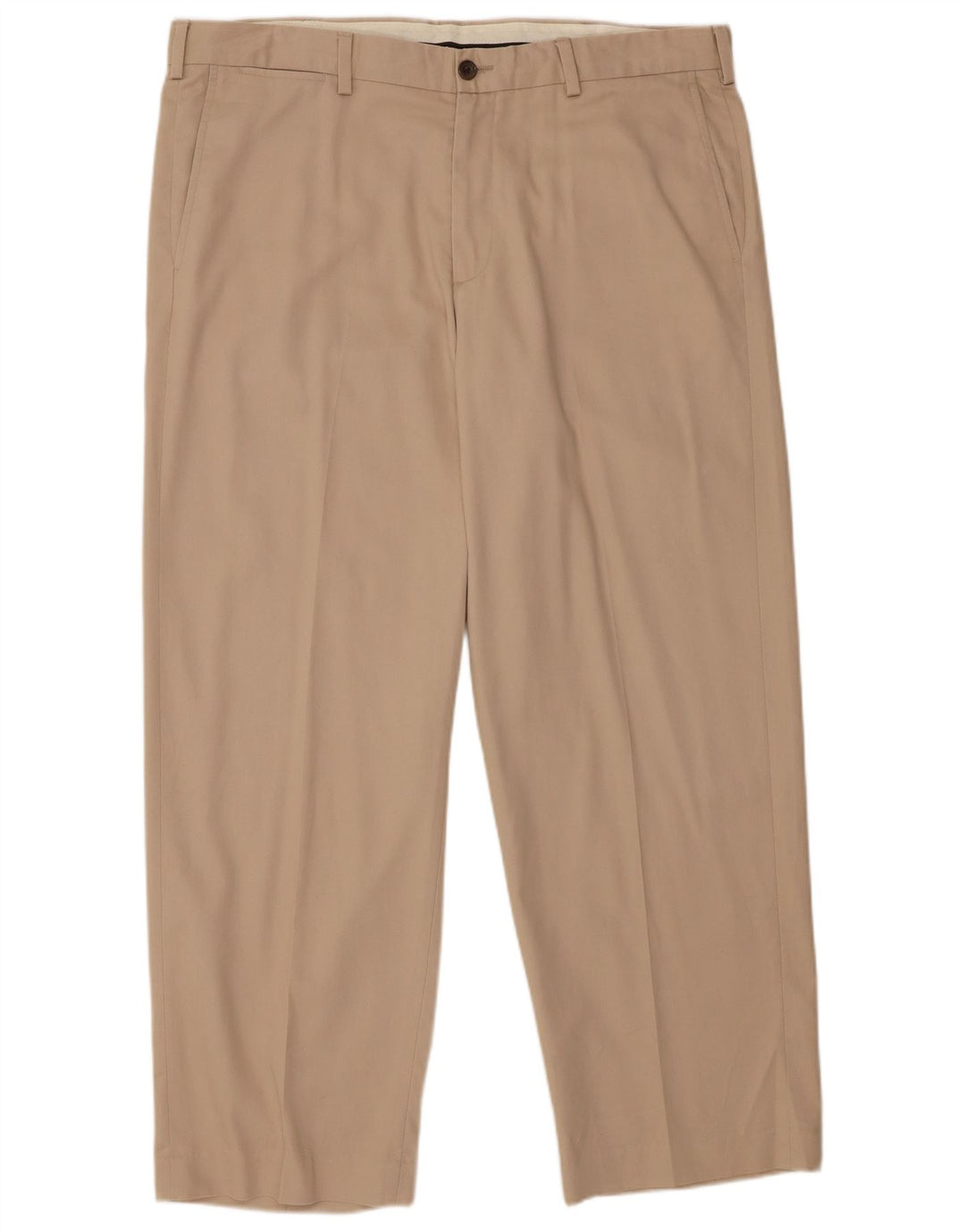 EDDIE BAUER Herren gerade Chinohose W38 L30 Beige Baumwolle
