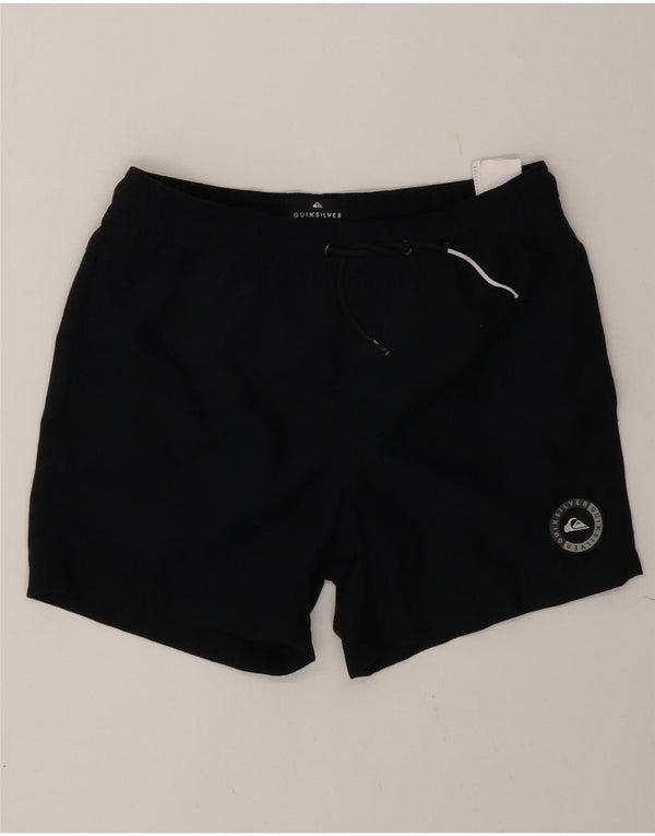 Quiksilver Badeshorts für Jungen, 11–12 Jahre, mittelschwarzes Polyester