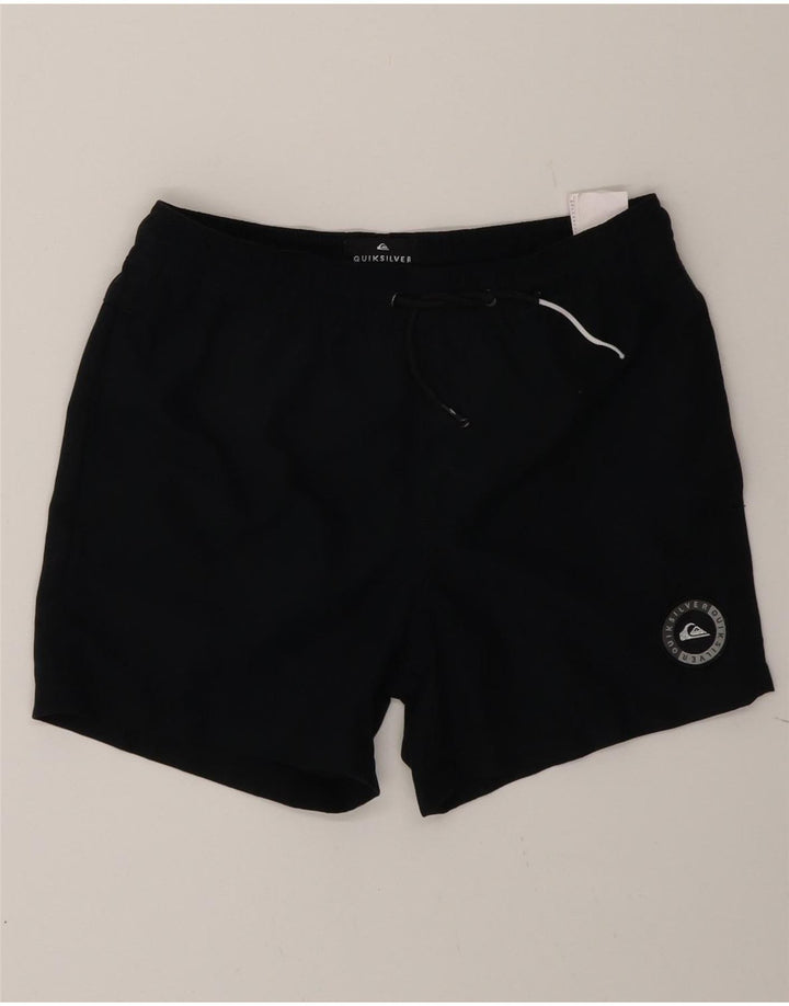 Quiksilver Badeshorts für Jungen, 11–12 Jahre, mittelschwarzes Polyester